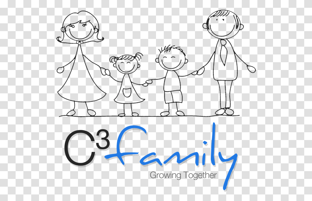 Happy Family Coloring Pages, Poster, Advertisement, Stencil Transparent Png