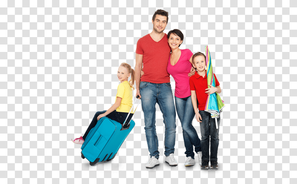 Happy Family Ics Travel Group, Person, Human, Jeans, Pants Transparent Png
