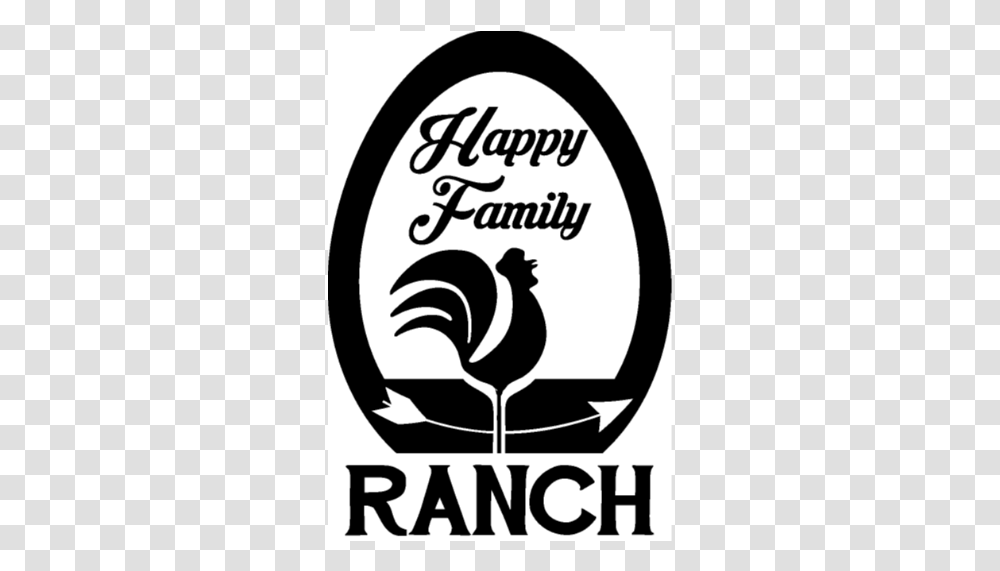 Happy Family Ranch Illustration, Stencil, Bird, Animal, Label Transparent Png
