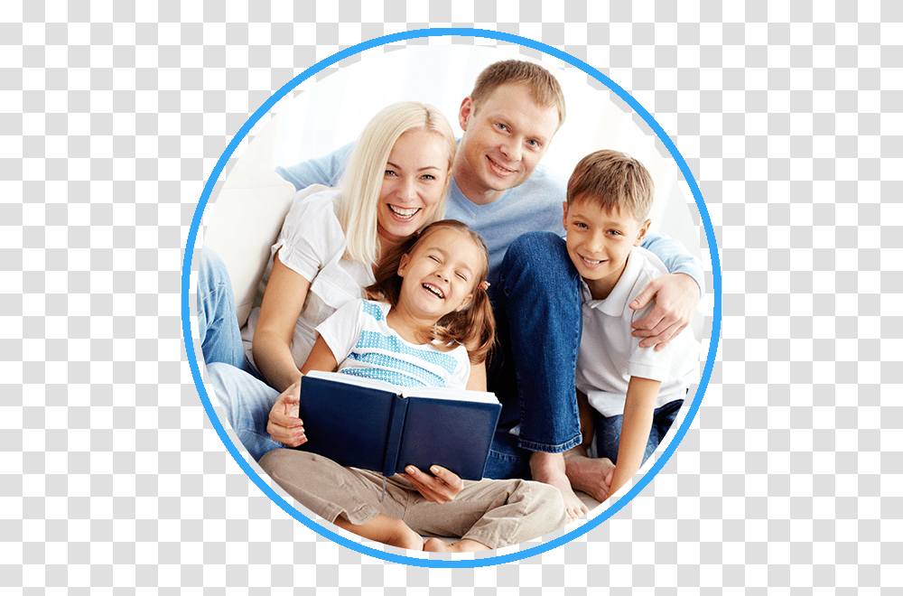 Happy Family Reading, Person, Human, People, Laptop Transparent Png