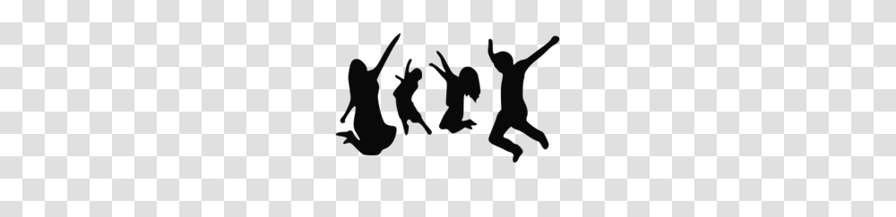 Happy Family Silhouette Picture Free Svgs, Crowd, Hand Transparent Png