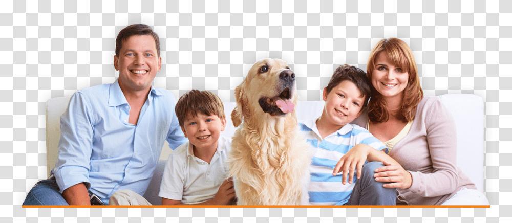 Happy Family Sitting Together On Carpet With Their Familia Feliz Com Cachorro, Person, Human, People, Dog Transparent Png