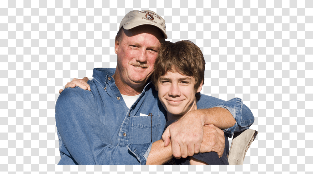 Happy Father And Son, Person, Human, Apparel Transparent Png