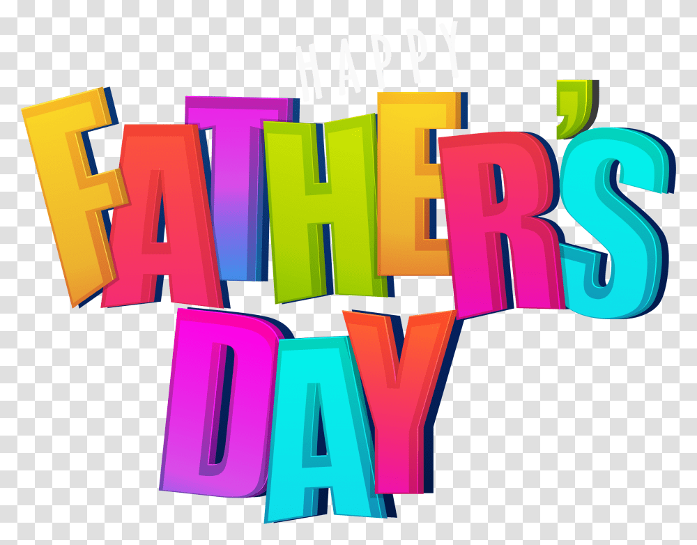 Happy Father Day Text, Word, Purple Transparent Png