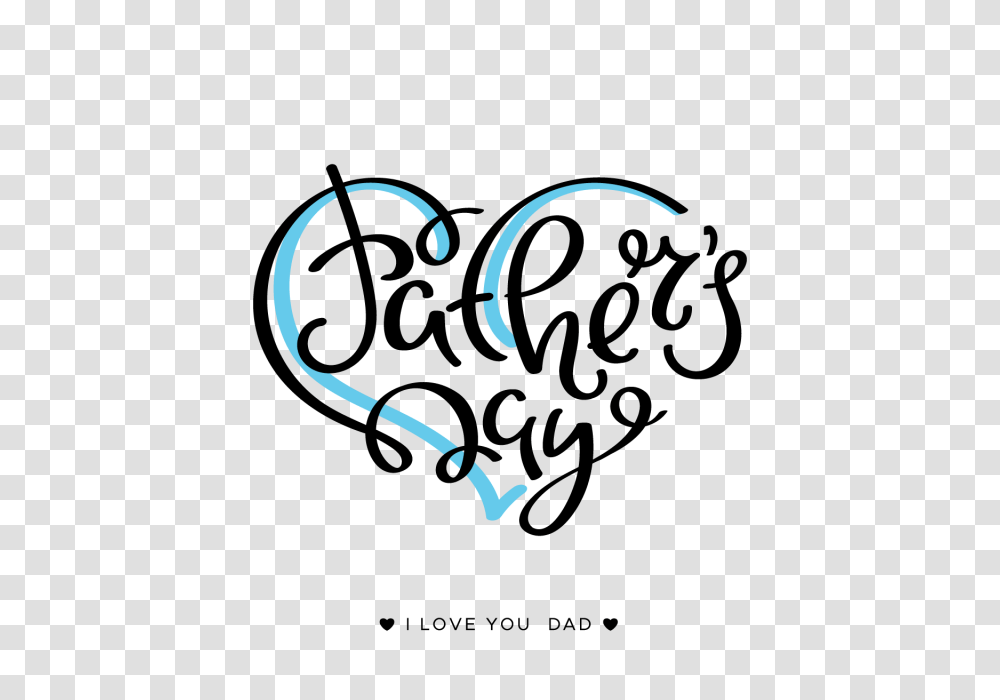 Happy Fathers Day Lettering On A White Background With A Blue, Handwriting, Calligraphy, Alphabet Transparent Png