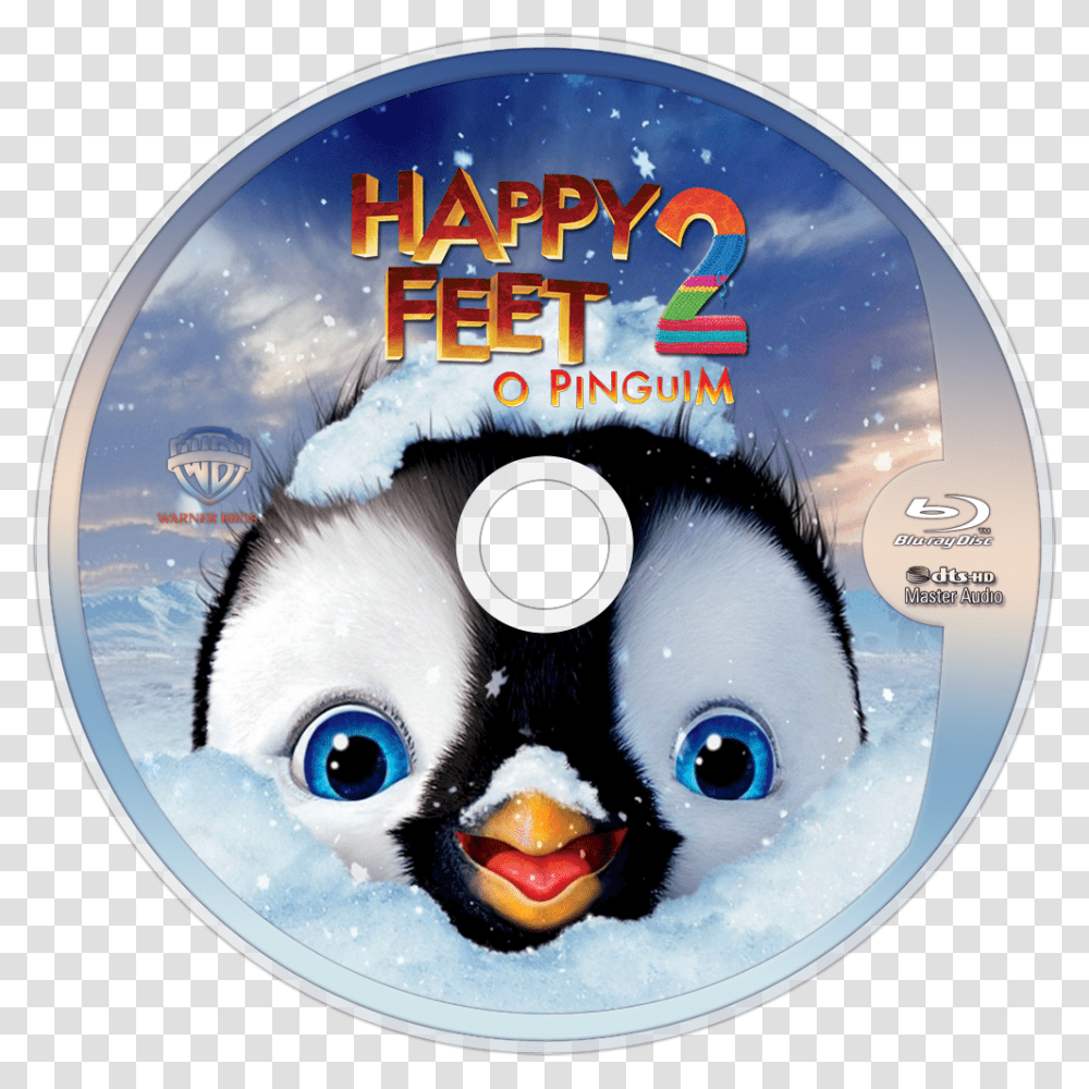 Happy Feet 2 Dvd Label, Disk, Giant Panda, Bear, Wildlife Transparent Png