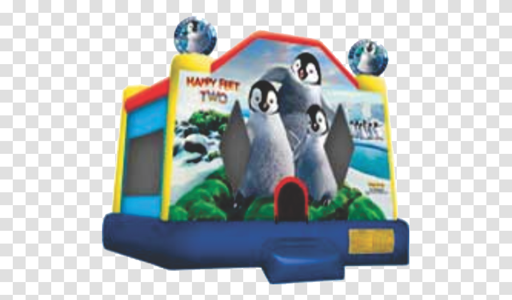 Happy Feet Jump Bounce House, Bird, Animal, Inflatable, Penguin Transparent Png