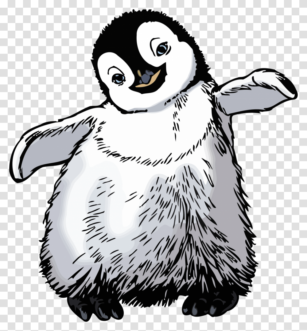 Happy Feet Penguin Clipart Clipartly Cartoon Happy Feet Characters, Bird, Animal, King Penguin Transparent Png