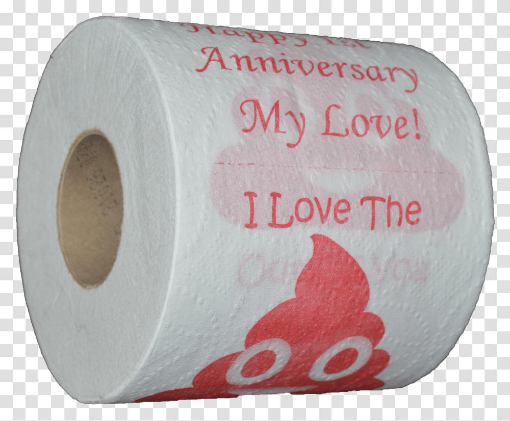 Happy First Anniversary Toilet Paper Thumbnail Label Transparent Png