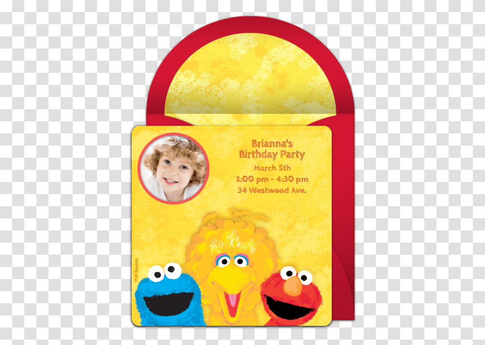 Happy First Birthday Elmo, Person, Poster, Advertisement, Flyer Transparent Png