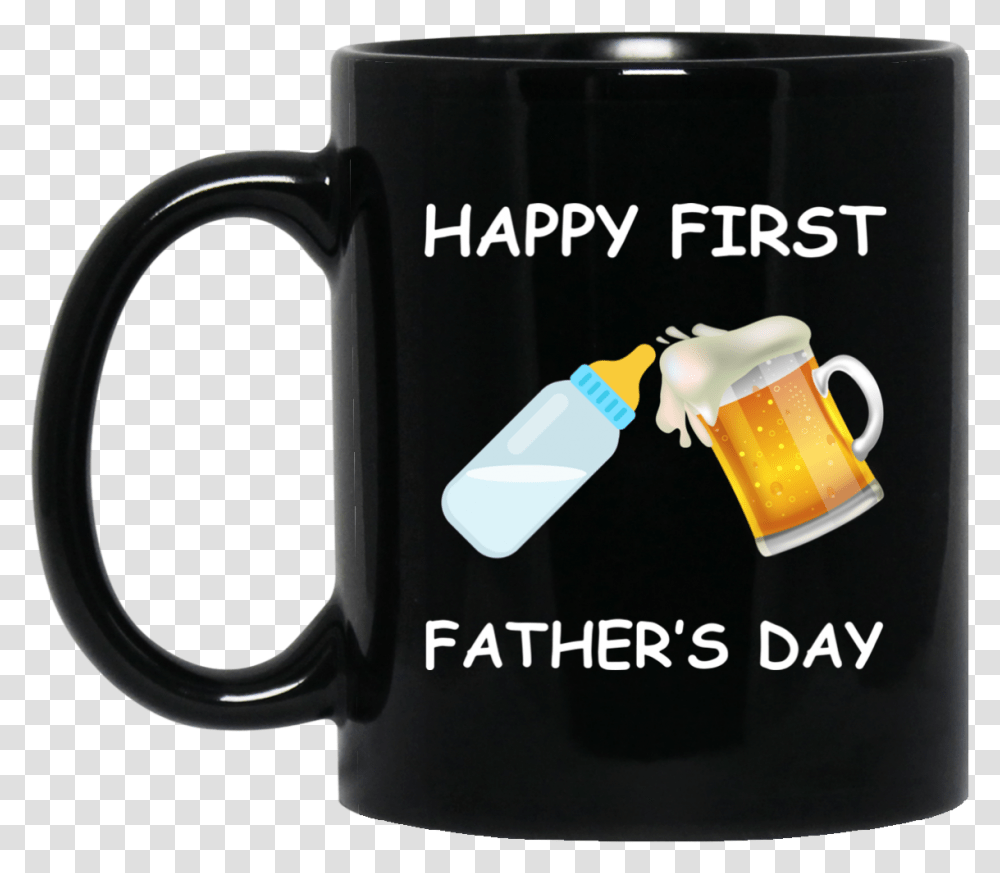 Happy First Father's Day Funny Emoji Men Gift, Coffee Cup, Stein, Jug Transparent Png