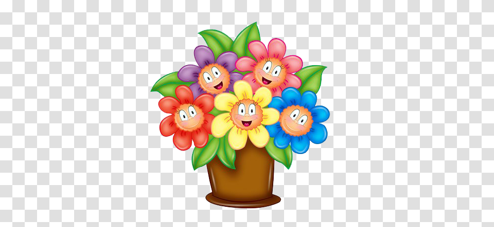 Happy Flower Clipart Clip Art Images, Floral Design, Pattern, Toy Transparent Png