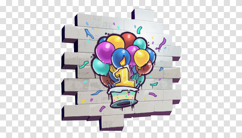 Happy Fortnite Spray, Balloon, Art, Crowd, Drawing Transparent Png