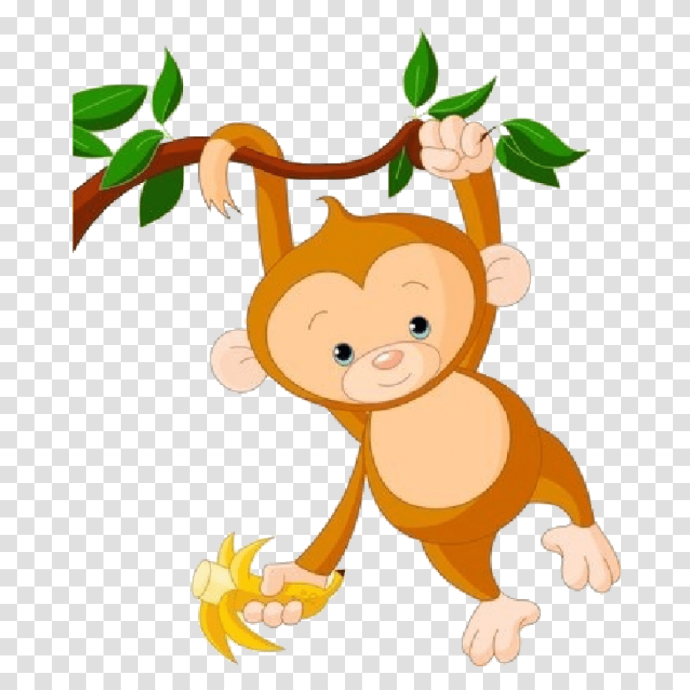 Happy Friday Clipart Monkey, Toy, Cupid, Animal, Invertebrate Transparent Png