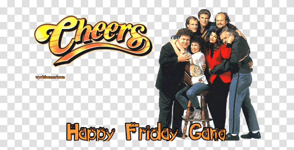 Happy Friday Gang Cheers Tv Show Poster, Person, Face, People, Performer Transparent Png