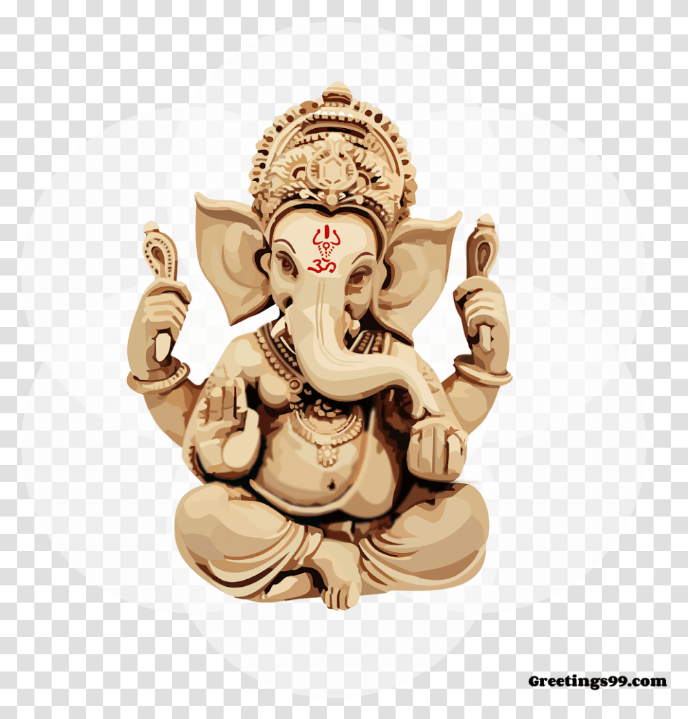 Happy Ganesh Chaturthi 2019, Person, Human, Figurine, Ivory Transparent Png