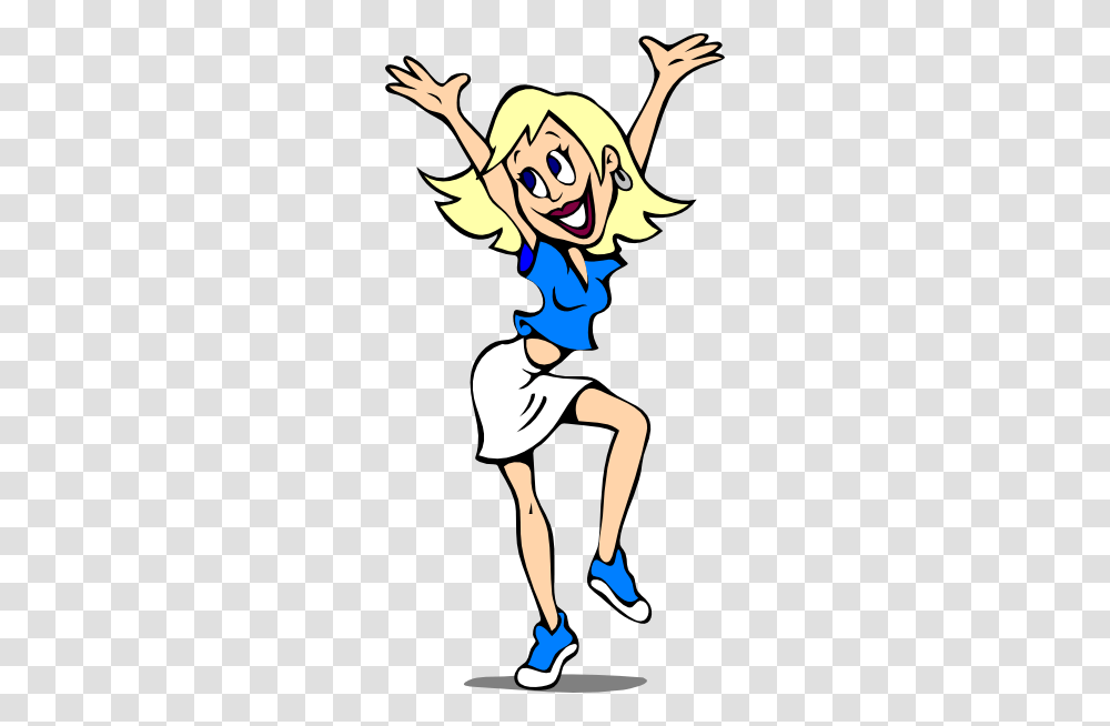 Happy Girl Clip Art, Person, Female, Drawing Transparent Png