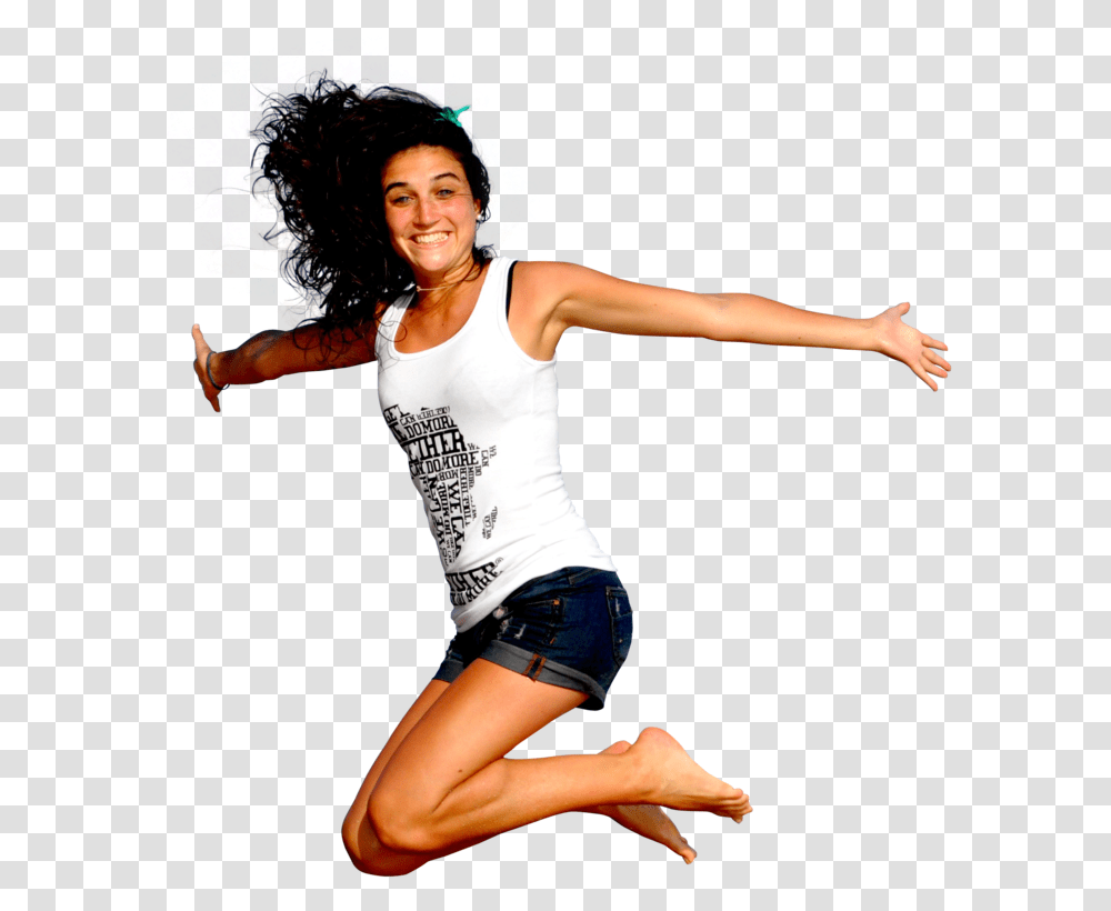 Happy Girl Girl Jumping Background, Dance Pose, Leisure Activities, Person, Human Transparent Png