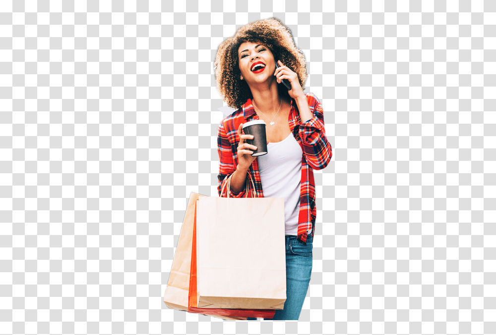 Happy Girl Shopping, Hair, Person, Human, Face Transparent Png