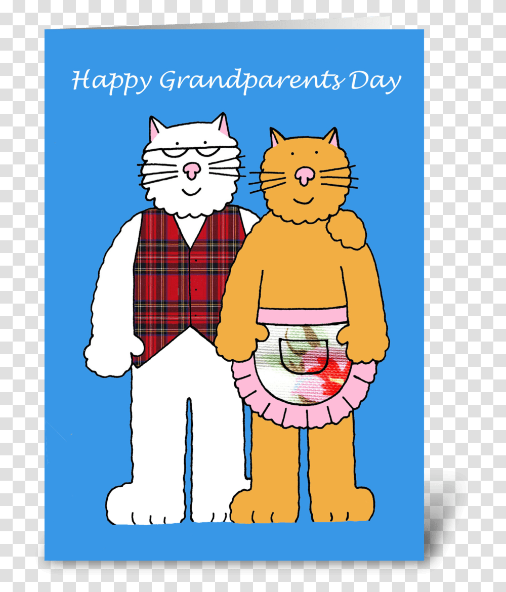Happy Grandparents Day Cute Cats Happy, Tartan, Plaid, Apparel Transparent Png