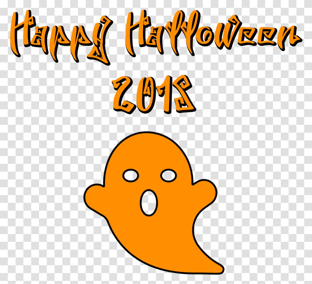 Happy Halloween 2018 Scary Font Ghost Sezione Oliva, Fire, Flame, Poster Transparent Png