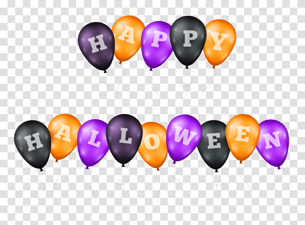 Happy Halloween Balloons Clip Art Gallery Transparent Png