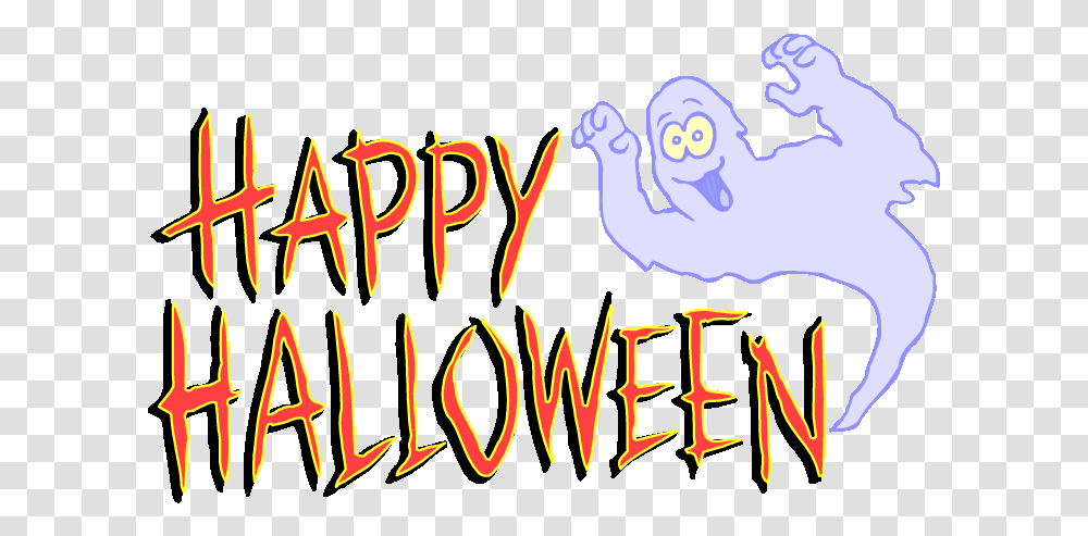 Happy Halloween Banner Clipart Full Size Clipart 1107984 Happy Halloween Banner, Text, Alphabet, Poster, Face Transparent Png