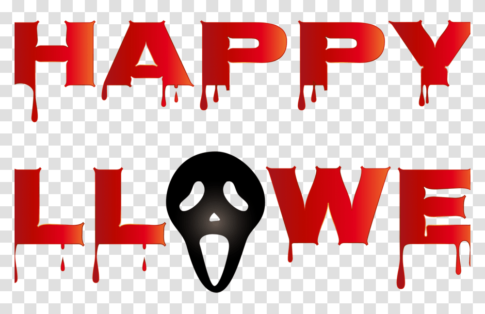 Happy Halloween Blood Hot Trending Now, Word, Alphabet, Logo Transparent Png