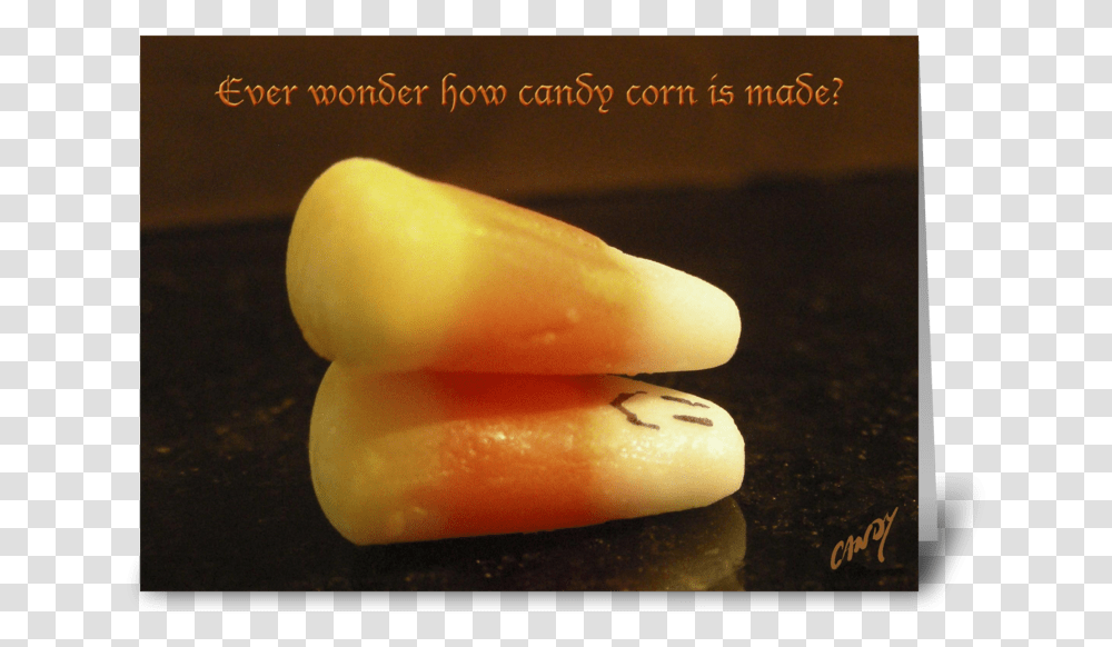 Happy Halloween Candy Corn Greeting Card, Sweets, Food, Confectionery, Hot Dog Transparent Png
