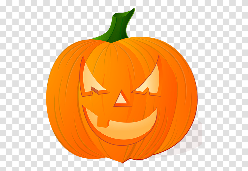 Happy Halloween Clipart Calabaza De Halloween En Ingles, Pumpkin, Vegetable, Plant, Food Transparent Png