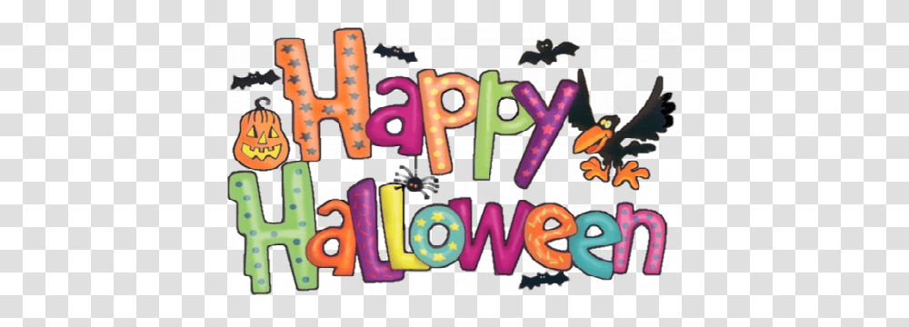 Happy Halloween Clipart Greeting, Alphabet, Number Transparent Png