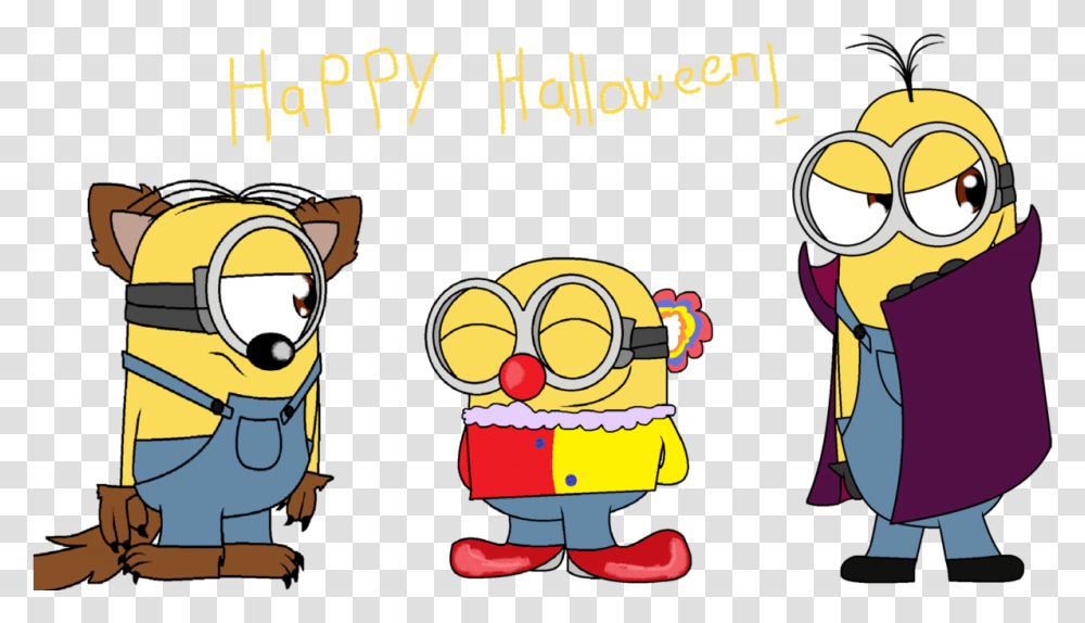 Happy Halloween Clipart Minion For Free Download, Person, Label, Text, Sunglasses Transparent Png