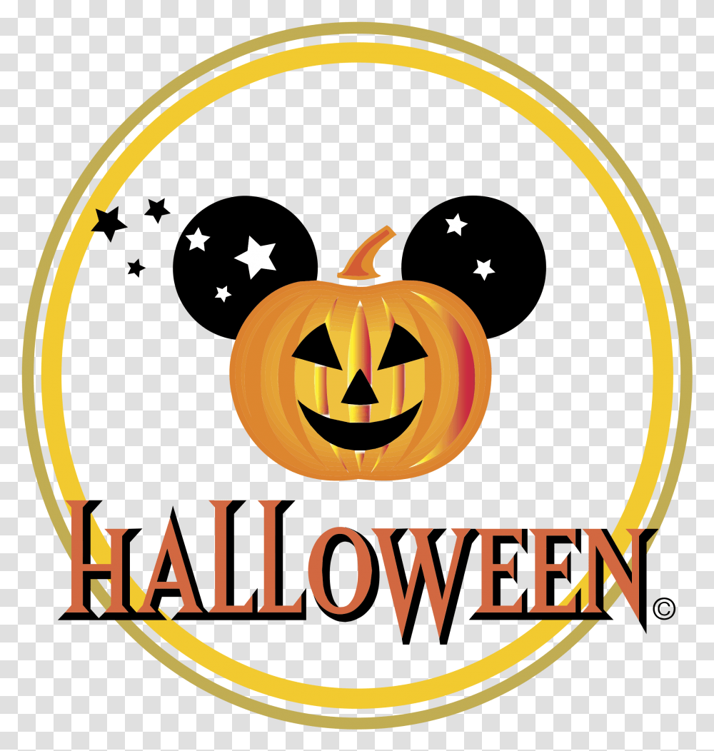 Happy Halloween Disney, Logo, Trademark, Plant Transparent Png