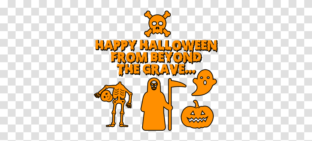 Happy Halloween From Beyond The Grave Stickpng Clip Art, Fire, Symbol, Coat, Clothing Transparent Png