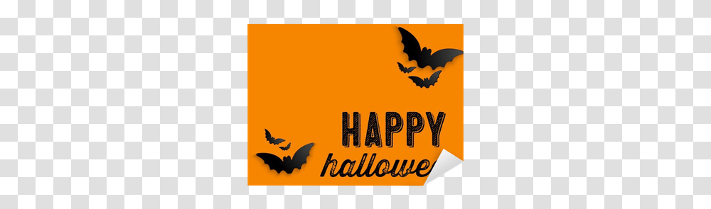 Happy Halloween Ghost Bat Icon Language, Text, Bird, Animal, Symbol Transparent Png