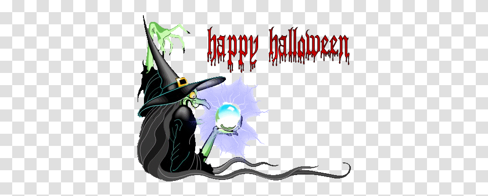 Happy Halloween Gif With A Witch Bibliography Images In Cartoon, Graphics, Performer, Clothing, Apparel Transparent Png