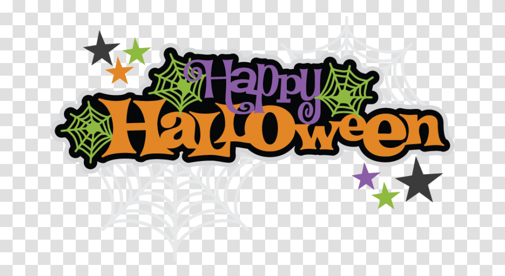 Happy Halloween Graphic Files Background Halloween Clip Art, Text, Label, Spider Web, Poster Transparent Png