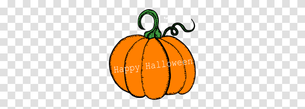 Happy Halloween Pumpkin Clip Art, Plant, Vegetable, Food, Grenade Transparent Png