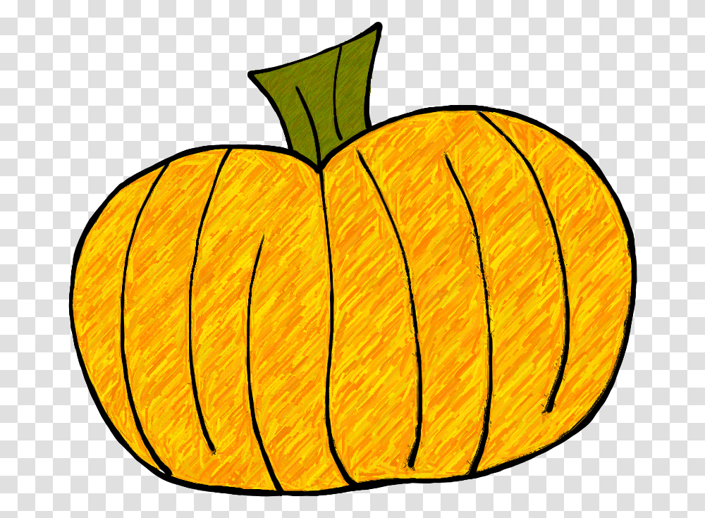 Happy Halloween Pumpkin Clipart Free Images 3 Clipartix Doodle Pumpkin Clipart, Plant, Food, Fruit, Lamp Transparent Png