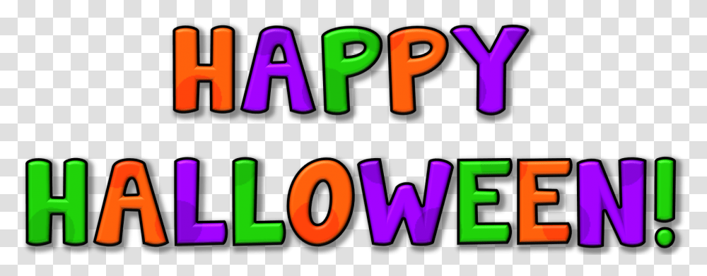 Happy Halloween Sign Clipart, Number, Alphabet Transparent Png