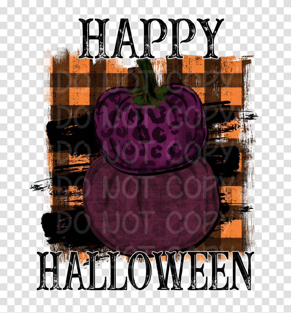 Happy Halloween Sublimation Poster, Plant, Advertisement, Food, Vegetable Transparent Png