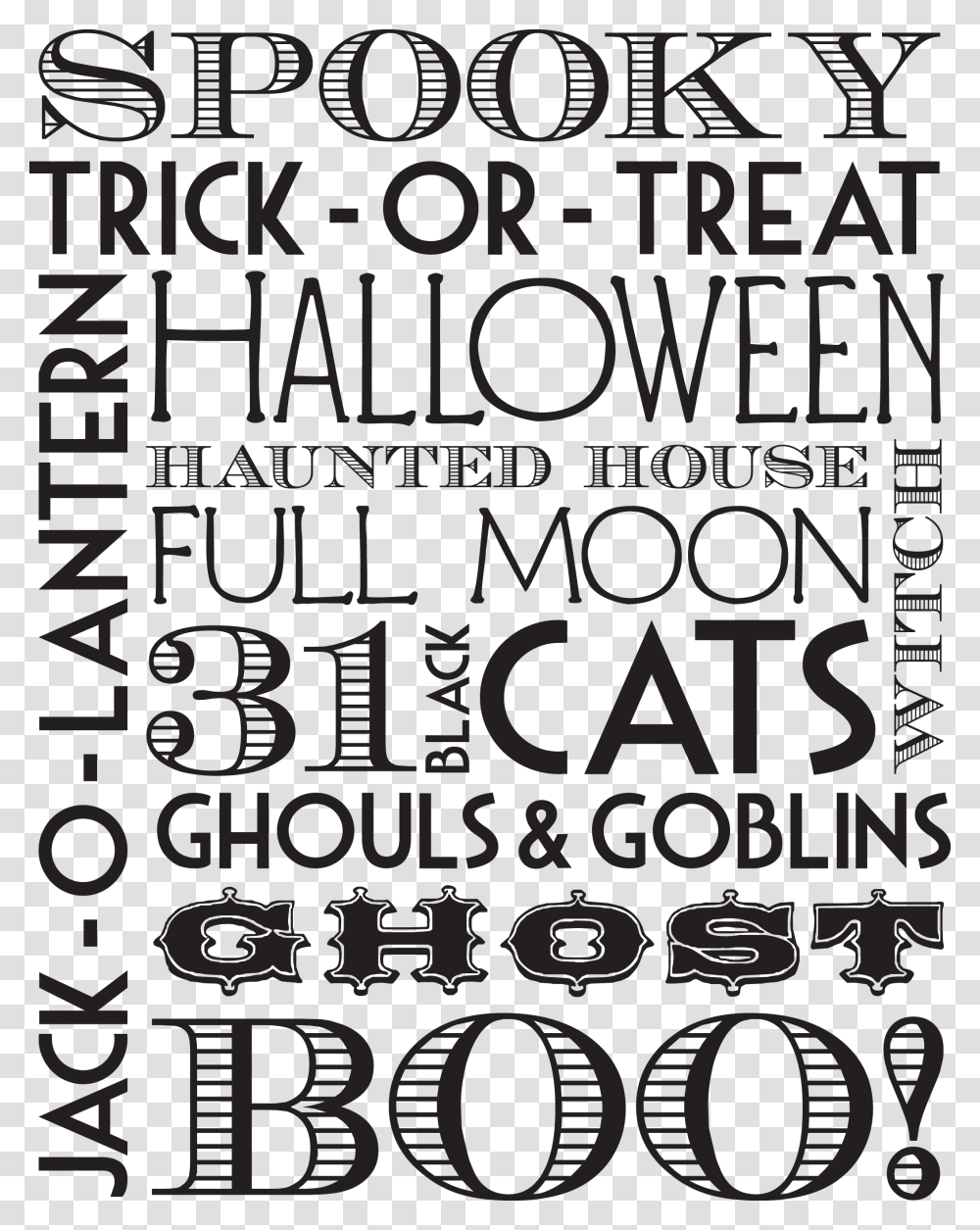 Happy Halloween, Alphabet, Advertisement, Poster Transparent Png