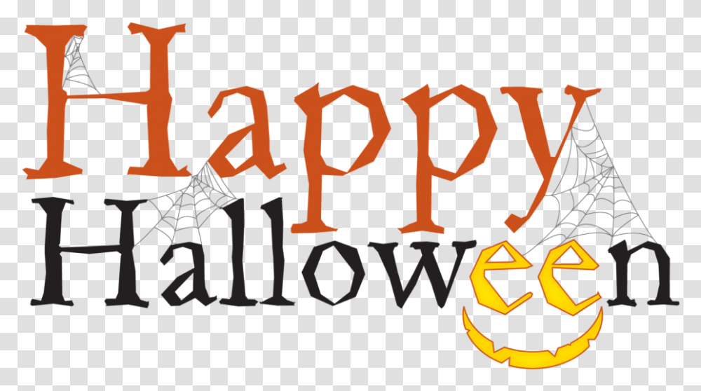 Happy Halloween Text Background Happy Halloween Text, Number, Poster, Advertisement Transparent Png