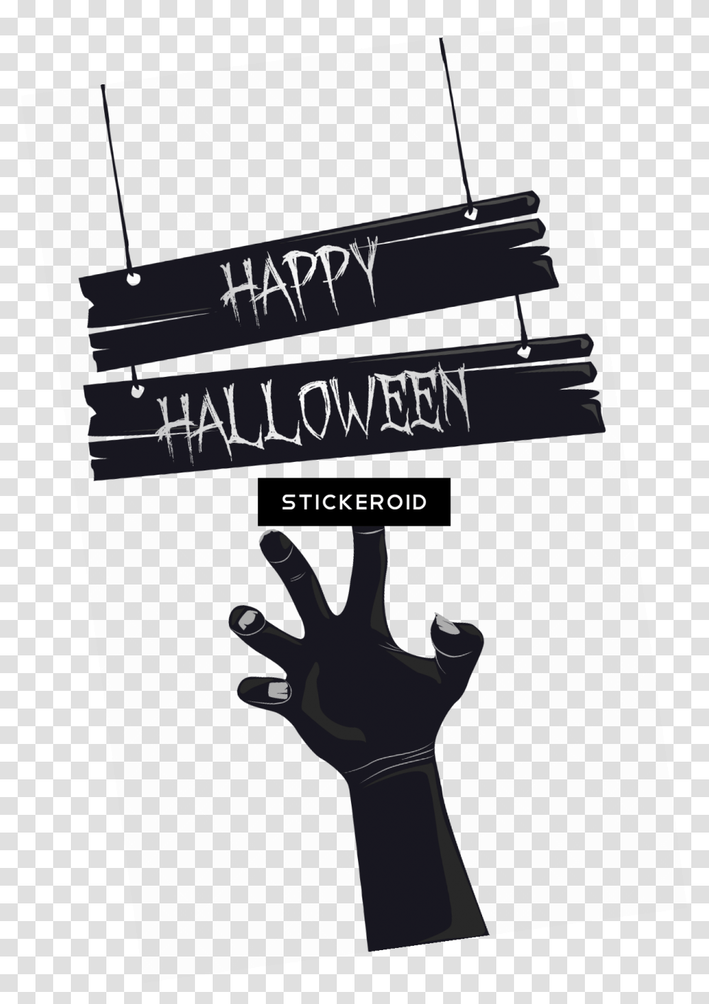 Happy Halloween Text Download Happy Halloween, Hand, Apparel, Alphabet Transparent Png