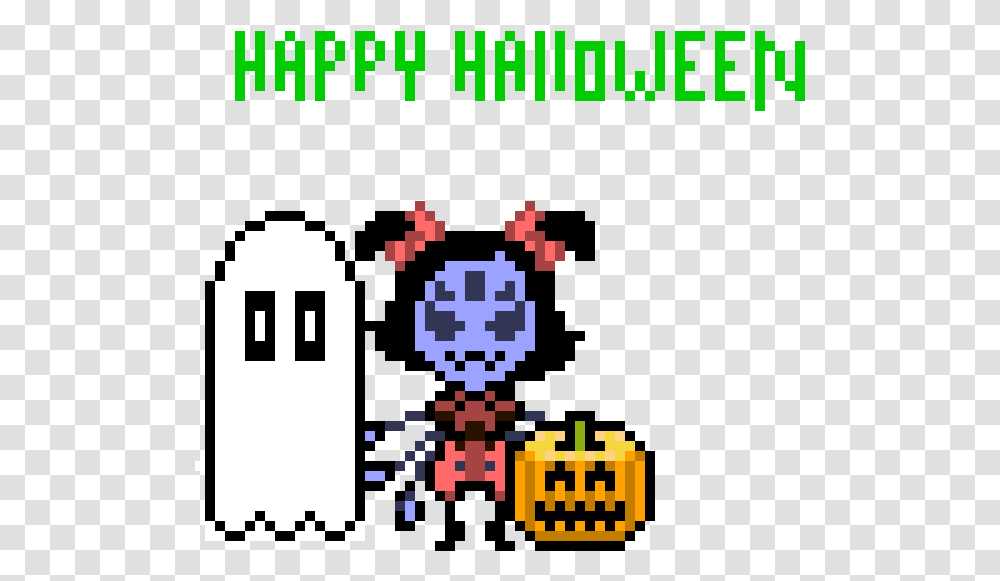 Happy Halloween Text Happy Halloween Pixel Art, Pac Man, Super Mario Transparent Png