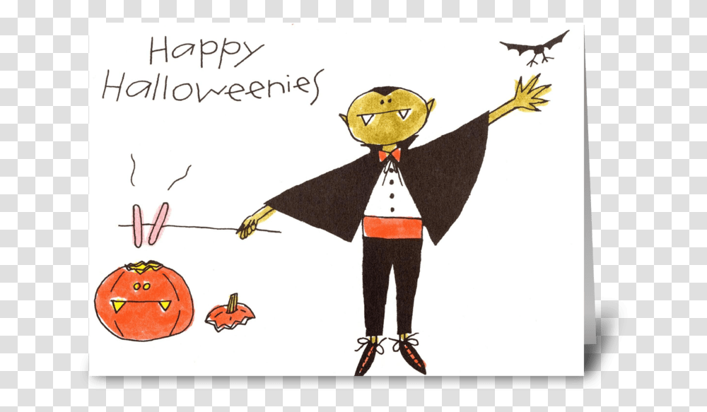 Happy Halloweenies Greeting Card Cartoon, Bird, Shoe, Person Transparent Png