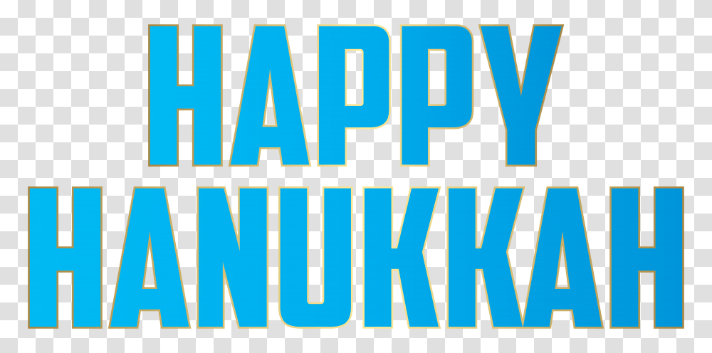 Happy Hanukkah Clip Art, Word, Alphabet, Icing Transparent Png
