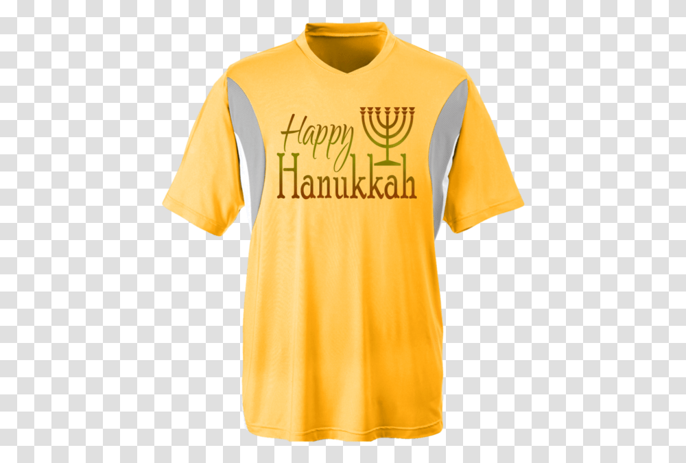 Happy Hanukkah Team 365 All Sport Jersey Download Chicken Nuggets T Shirt, Apparel, T-Shirt, Person Transparent Png