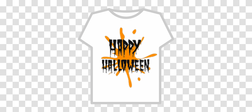 Happy Happy Halloween Coloring Pages, Clothing, Apparel, T-Shirt, Text Transparent Png