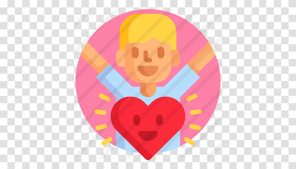 Happy Heart Free Healthcare And Medical Icons Circle, Balloon, Food, Cupid, Sweets Transparent Png